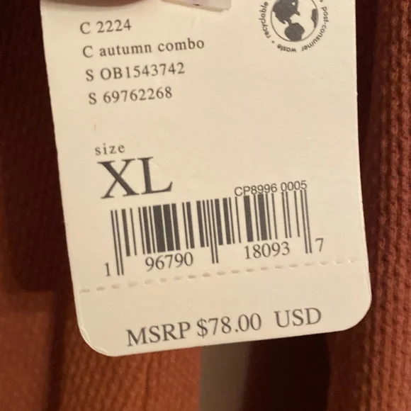 Free People Autumn Combo Long Sleeve Top Size Extra Large - Picture 6 of 10